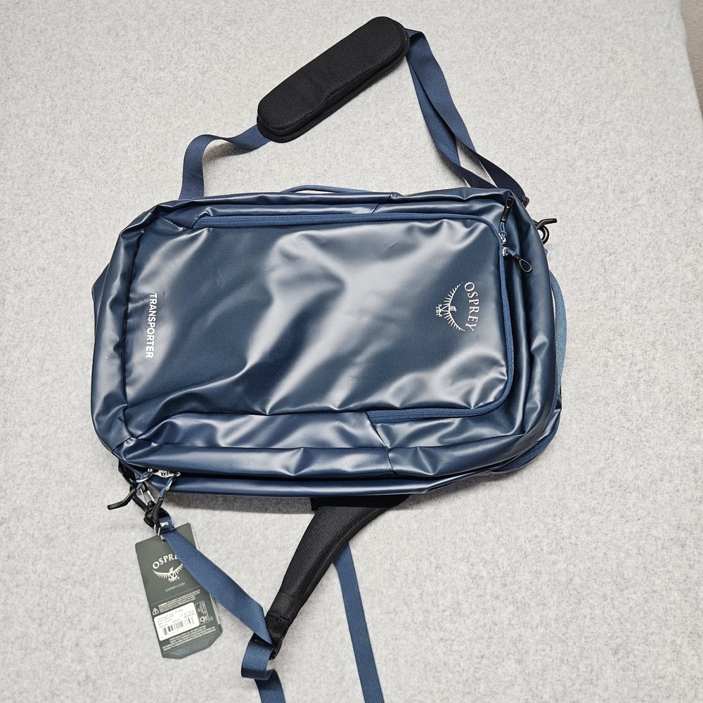 Osprey Transporter Carry On Bag Travel Duffel Venturi Blue 44L NWT